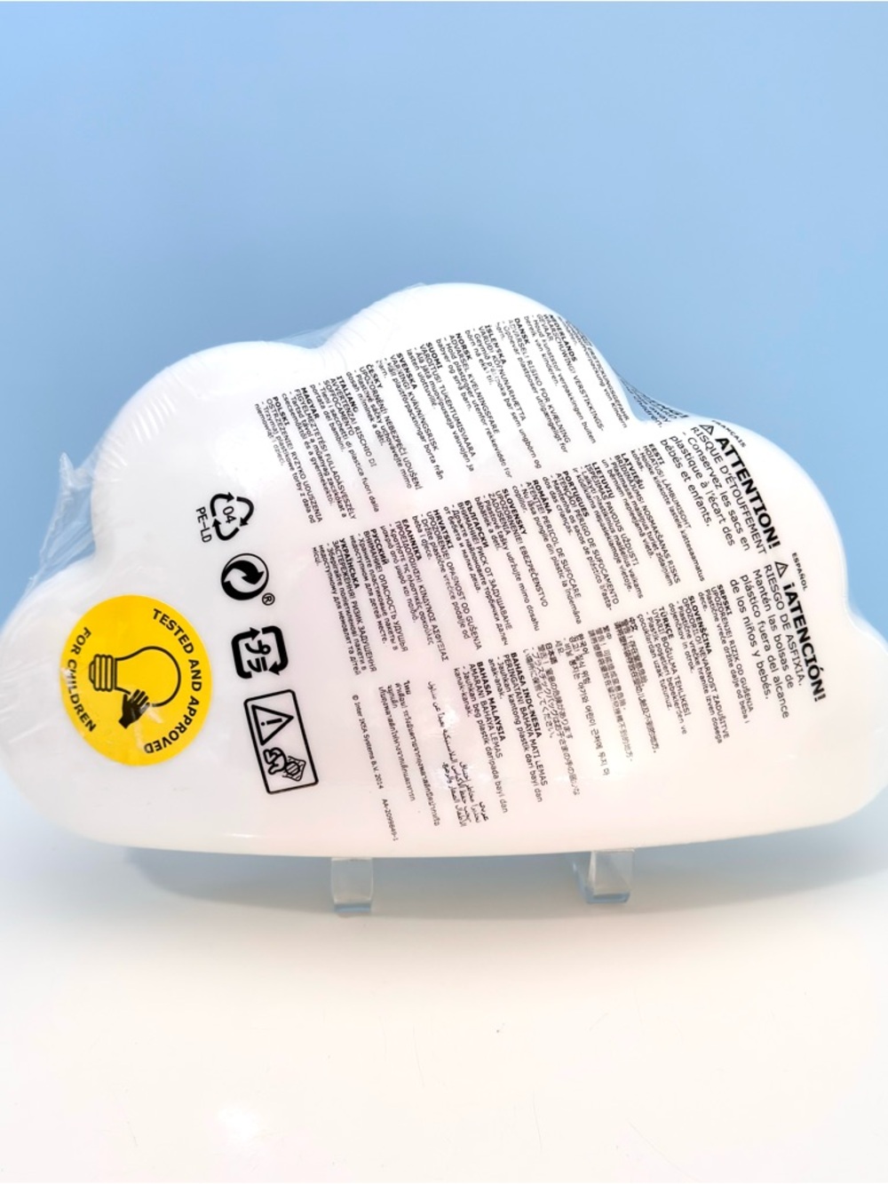 IKEA Upplyst Led White Cloud-Shaped Night Light